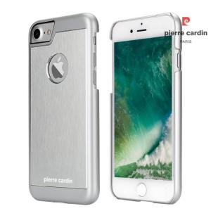 Pierre Cardin coque microfiber argent pour Apple iPhone 7/8 (8719273129616)