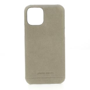 Pierre Cardin Coque arrière cuir véritable pour Apple iPhone 11 Pro  - Gris  