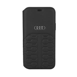 Audi Etui pour Apple iPhone 12 Mini - Noir Book type housse A6 Série - cuir véritable