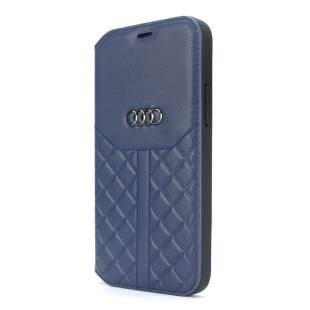 Audi Etui pour iPhone 13 - Bleu - Q8 Serie - cuir véritable