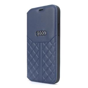 Audi Etui pour iPhone 13 Pro - Bleu - Q8 Serie - cuir véritable