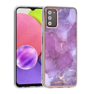 UNIQ Classic Case Samsung Galaxy A03s TPU Coque - Marble Purple