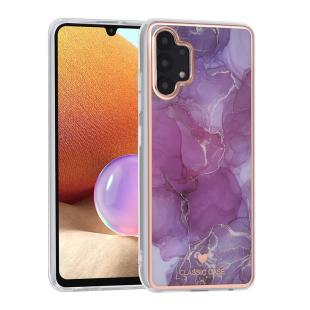 UNIQ Coque en TPU Samsung Galaxy A32 4G  - Marble Purple