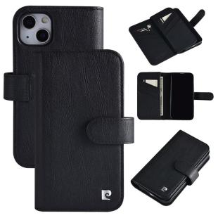 Pierre Cardin Etui pour iPhone 13   - Porte-cartes pour 6 cartes - Fermeture magnétique - Noir