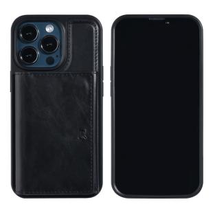 UNIQ Accessory Etui pour iPhone 13 Pro- avec porte-carte amovible - Noir