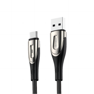 Câble de charge rapide Joyroom Sharp Series USB-A - USB-C 3A 1,2 m noir 