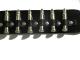 Bracelet en cuir déco balles- Taille 27CM avec sangles - Largeur 4cm