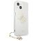 Guess pour iPhone 13 mini 5.4 Coque rigide transparente 4G Gold Charms Collection