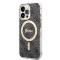 Set Guess Coque + Chargeur iPhone 13 Pro noir/noir coque rigide 4G Print MagSafe