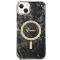 Set Guess Coque + Chargeur iPhone 14 6.1 noir/noir coque rigide Marble MagSafe