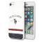 US Polo pour iPhone 7/8/SE 2020 / SE 2022white/white Tricolor Pattern Collection