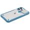 Nillkin CyclopsCoque durable avec couvercle d'appareil photo et support pliable pour iPhone 13 Pro Max bleu