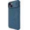 Nillkin CamShield Pro Coque pour iPhone 14 Plus Armored Cover Camera Protector Bleu