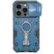 Nillkin CamShield Armor Pro Coque pour iPhone 14 Pro coque blindée avec support d'anneau de couverture d'appareil photo bleu