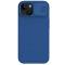 Coque magnétique Nillkin CamShield Pro pour iPhone 15 avec protecteur d'appareil photo - Bleu