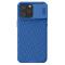 Coque magnétique Nillkin CamShield Pro pour iPhone 15 Pro Max avec protecteur d'appareil photo - Bleu