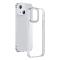Baseus Crystal Phone Coque Armor pour iPhone 13 avec cadre en gel gris 