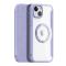 Coque pour iPhone 15 Dux Ducis Skin X Pro Magnetic Flip MagSafe – Violet