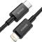 Baseus Supérieur USB Typ C - Lightning câble de charge rapide Charge rapide 20 W 1 m noir 