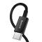 Baseus Supérieur USB Typ C - Lightning câble de charge rapide Charge rapide 20 W 1 m noir 