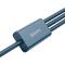 Câble USB Baseus Supérieur 3 en 1 - Lightning / USB Type C / micro USB 3,5 A 1,5 m bleu 