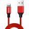 Baseus Yiven USB / Lightning Câble with Material Braid 1,8M rouge 