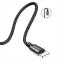 Câble Baseus Yiven tissu tressé USB / Lightning 1.2M noir 