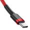 Baseus Cafule Câble Durable Nylon Braided Wire USB-C PD / USB-C PD PD2.0 60W 20V 3A  2M rouge 