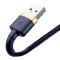 Câble Baseus Cafule câble en nylon durable USB / Lightning  1.5A 2M bleu 