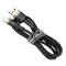 Baseus Cafule cordon en nylon durable USB / Lightning  2A 3M noir-or 