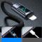 Câble Lightning - USB A 2.4A 1.2m avec affichage LED Joyroom  - noir