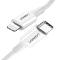 Câble Ugreen MFi USB Type C - Lightning 20W 3A 1,5 m blanc 