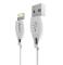 Câble Dudao Câble USB / Lightning 2.4A 1m blanc 