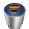 Dudao USB / USB Car Charger Type C Power Delivery Charge Rapide 22,5 W Gris 