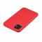 Silicone Coque Soft Flexible Rubber Cover pour iPhone 11 Pro red