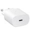 Chargeur mural d'origine Samsung Super Fast Charge 3.0 Power Delivery USB Type C 25W 3A blanc 