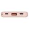 Uniq Powerbank Fuele mini 8000mAh USB-C 18W PD Charge rapide rose/rose