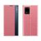 New Sleep Coque Coque Type Coque avec kickstand function pour Samsung Galaxy A02s EU pink