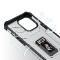 Crystal Ring Coque Kickstand résistante Rugged Cover pour iPhone 13 Pro Max noir