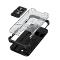 Crystal Ring Coque Kickstand résistante Rugged Cover pour iPhone 12 noir