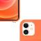 Étui pour cartes Étui portefeuille en silicone avec fente pour carte Documents pour iPhone 13 Pro Orange