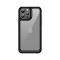 Coque pour iPhone 13 Pro Max Coque rigide avec cadre en gel Noir