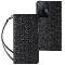Magnet Strap Coque pour Samsung Galaxy A13 5G Pouch Wallet + Mini Longe Pendentif Noir