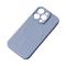 Coque en silicone compatible MagSafe pour coque en silicone pour iPhone 15 Pro - Gris