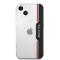 AMG Coque arrière rigide pour iPhone 13 Mini - Electroplated Black & Red - Transparent