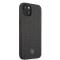 Mercedes-Benz Coque pour iPhone 13 Mini - Real Leather - Perforated - Gris
