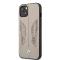 BMW Coque arriére rigide pour iPhone 13 - Perforated Sides - Beige