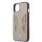 BMW Coque arriére rigide pour iPhone 13 - Perforated Sides - Beige