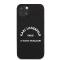 Karl Lagerfeld Coque arrière pour iPhone 13 Mini - RSG White Logo - Noir
