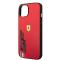 Ferrari coque arrière rigide pour iPhone 14 Plus - Big SF Logo - Rouge
